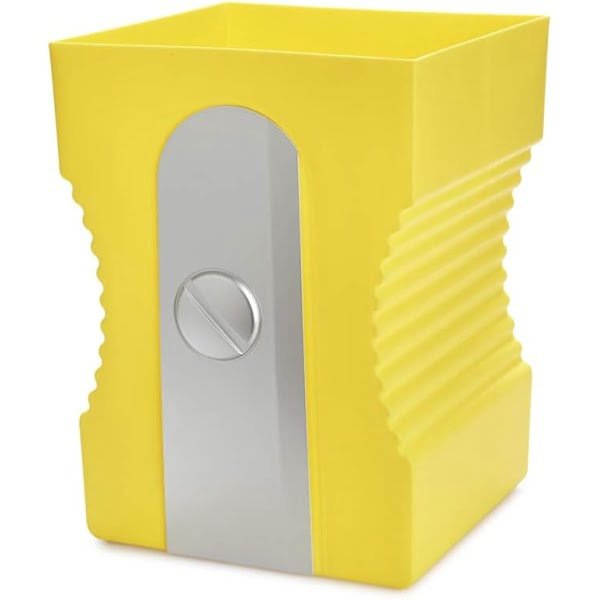 Balvi Kosz na śmieci Sharpener Kolor Żółty Kosz w kształcie temperówki Plastik ABS/PP 29cm