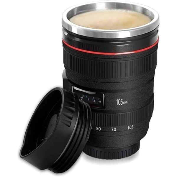 Cefrank Kubek do kawy Humorystyczny kubek do filiżanki, czarny 350 ml